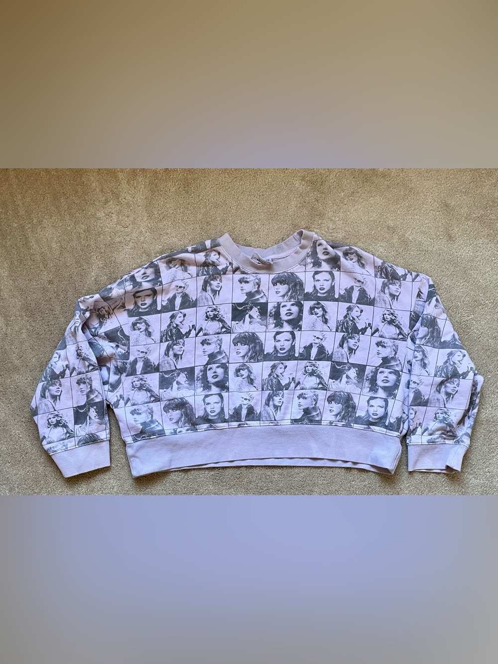 Taylor Swift The Eras Tour Cropped Sweatshirt M